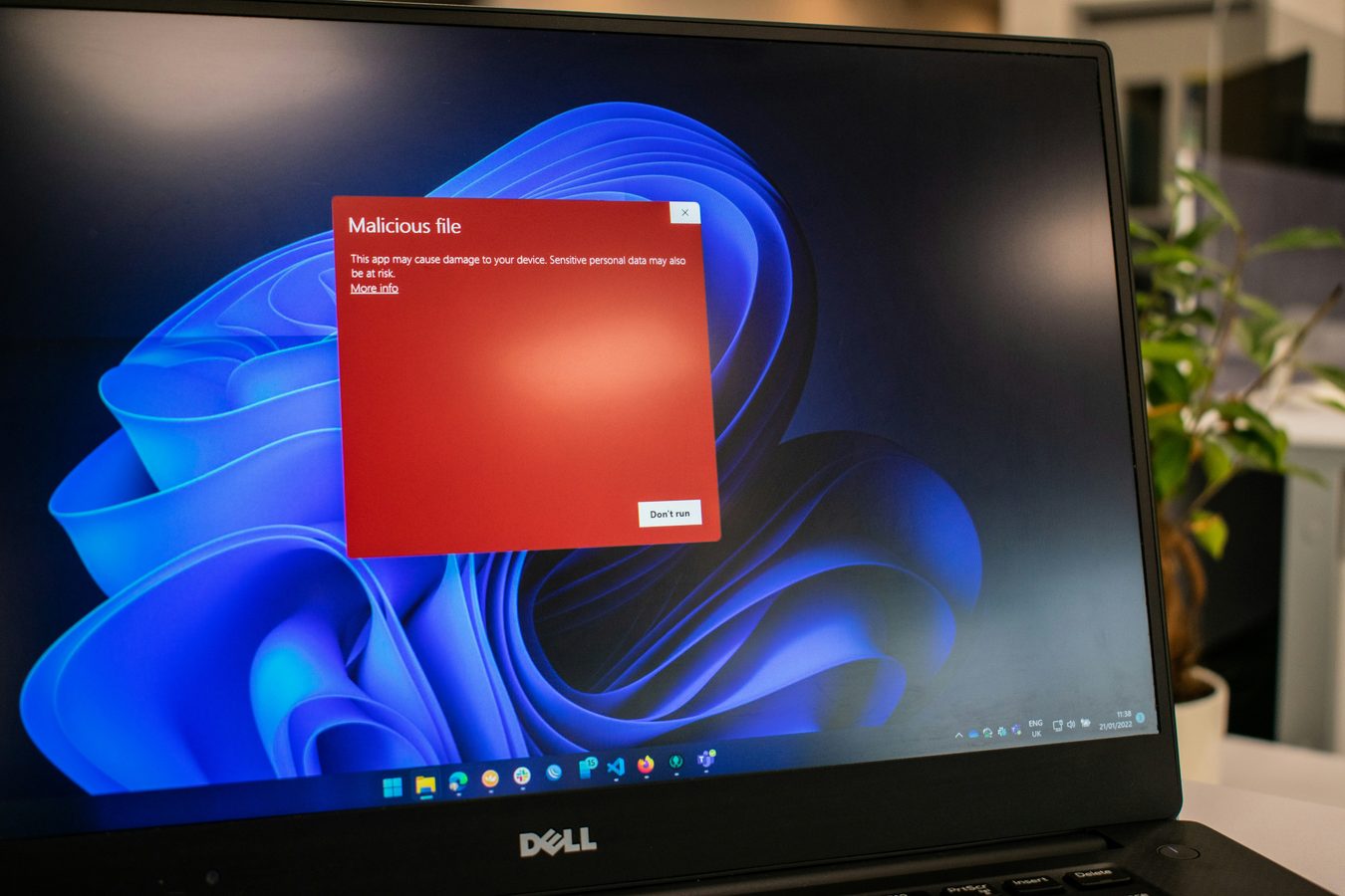 Ransomware and malware protection concept